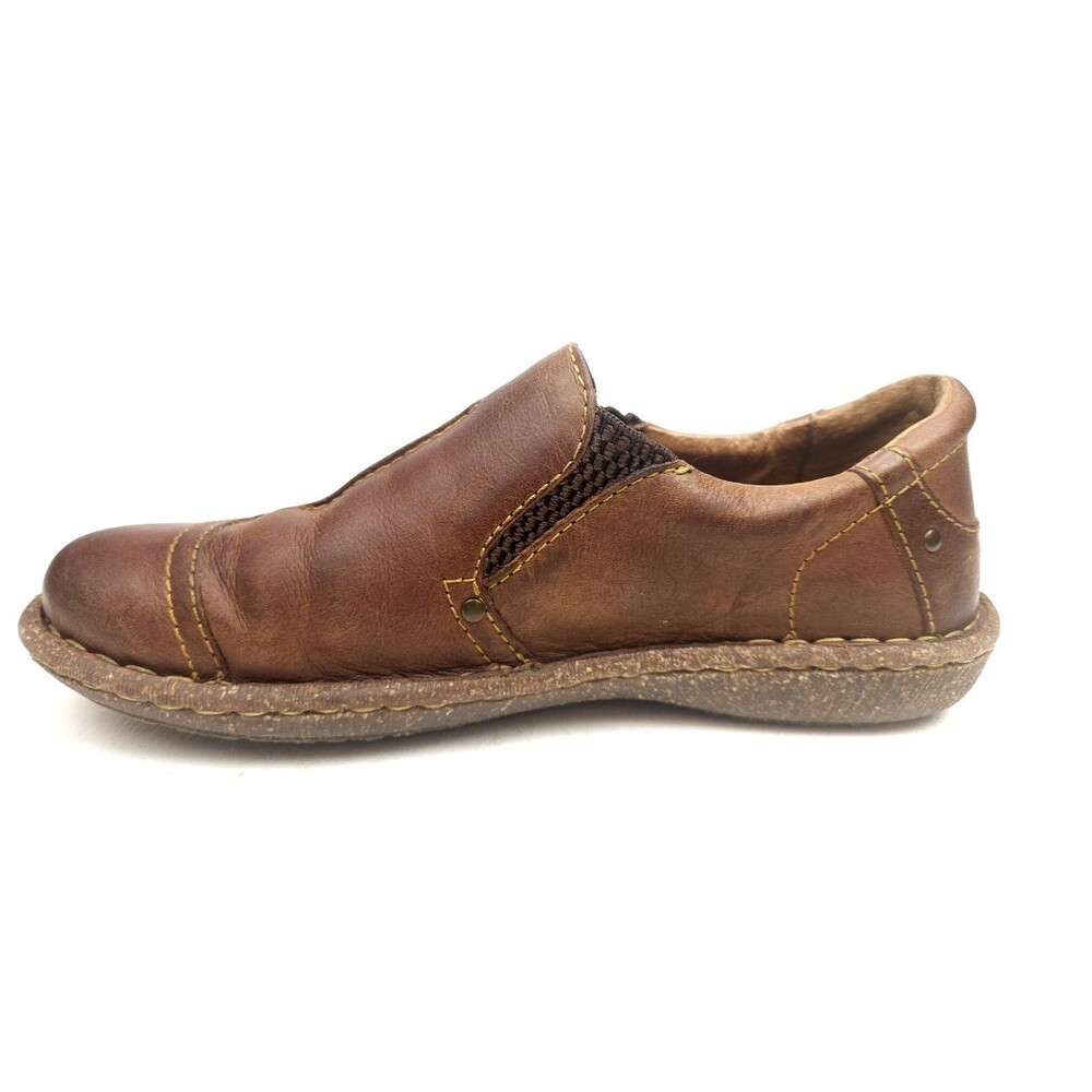 Born Nampa Slip On Loafers Shoes Womens Size 8 Brown nubuck  Casual - Picture 2 of 11